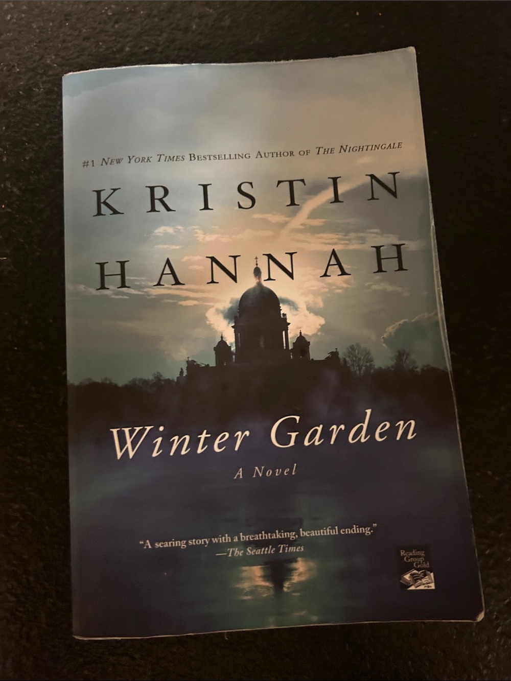 Kristin Hannah "Winter Garden" Paperback Novel - Blue Gradient Cover